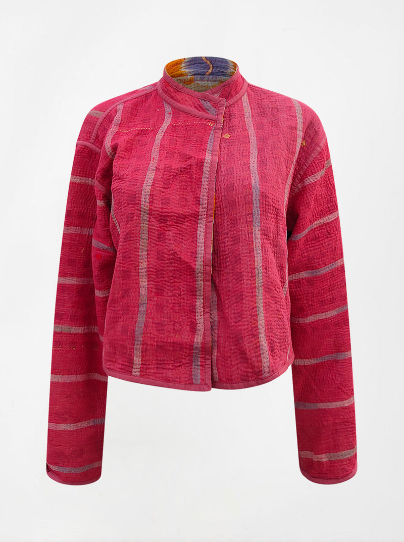 kantha vintage crop jacket reeta (Zinda)
