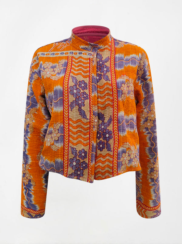 kantha vintage crop jacket reeta (Zinda)