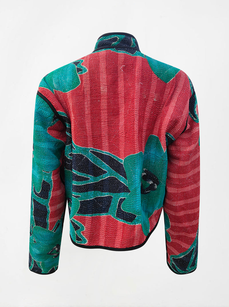 kantha vintage crop jacket shreya (Zinda)