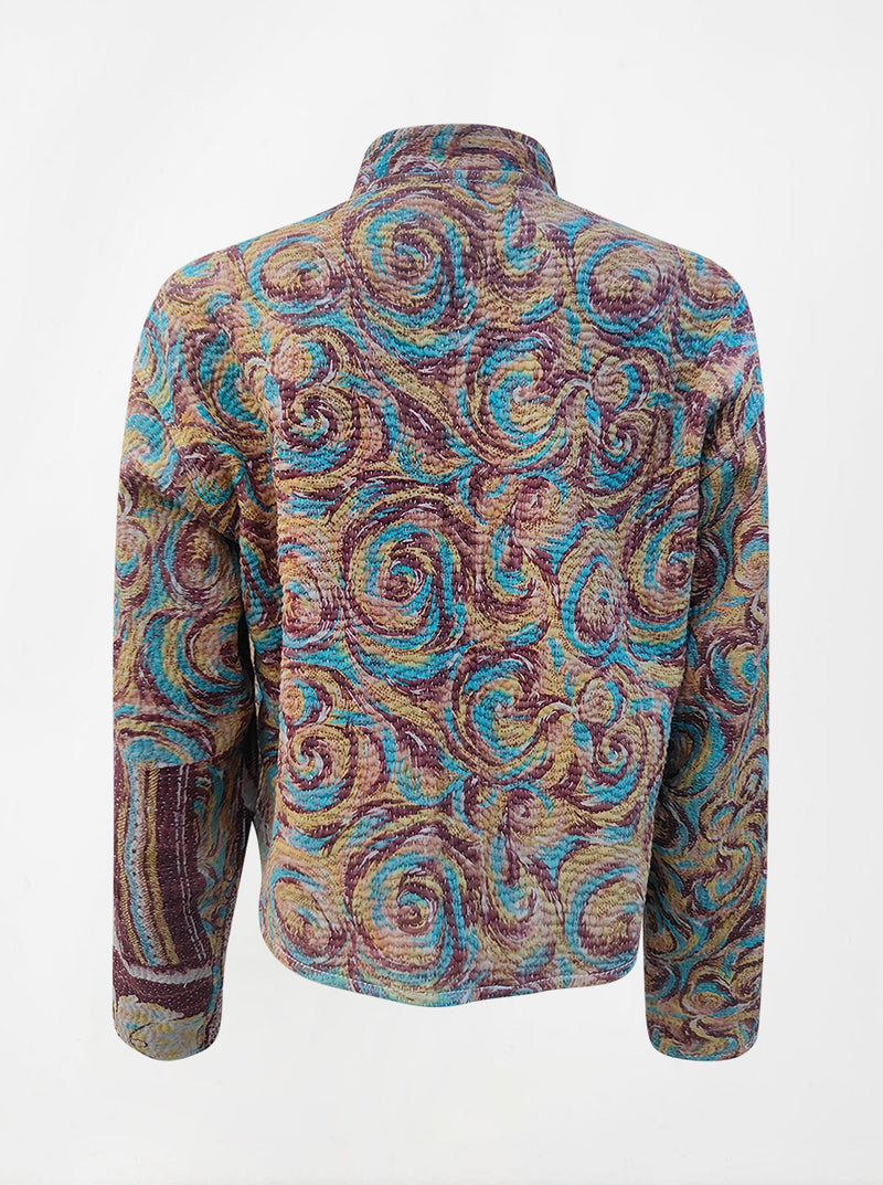 kantha vintage crop jacket trupti (Zinda)