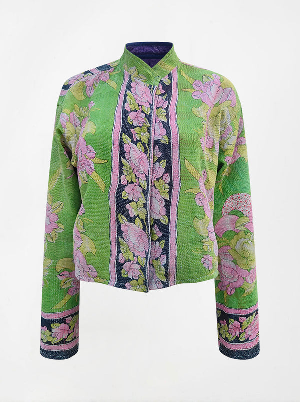 kantha vintage crop jacket rahila (Zinda)