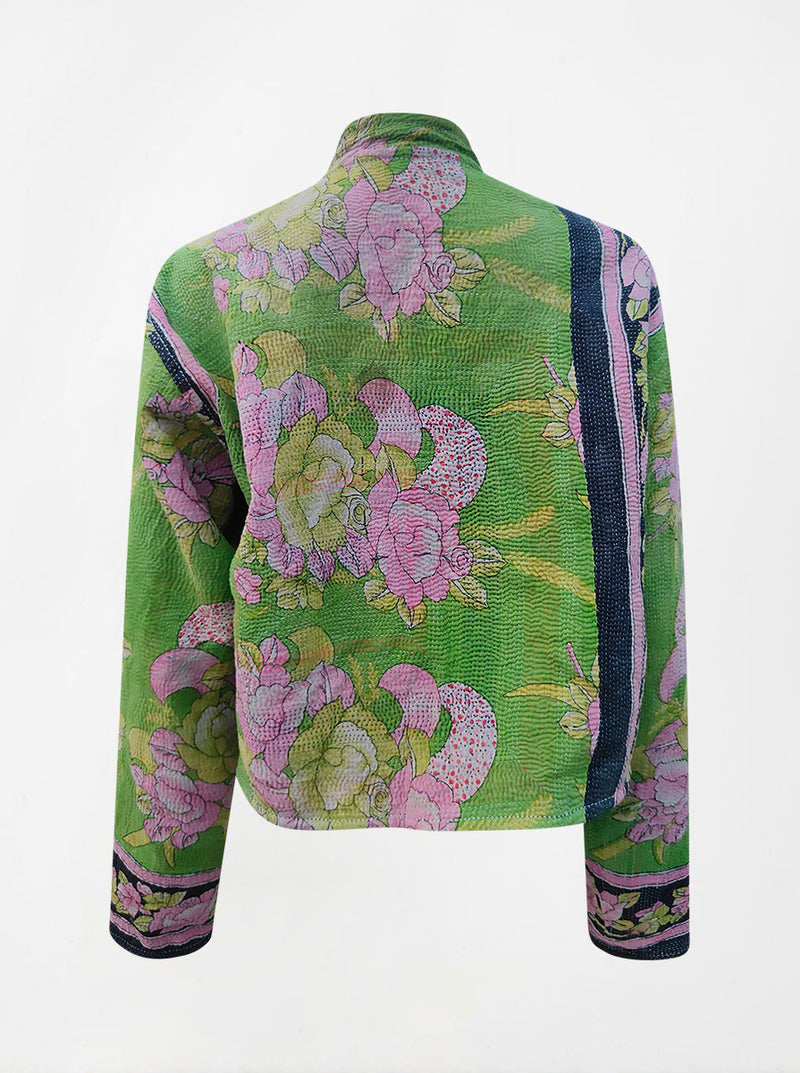 kantha vintage crop jacket rahila (Zinda)