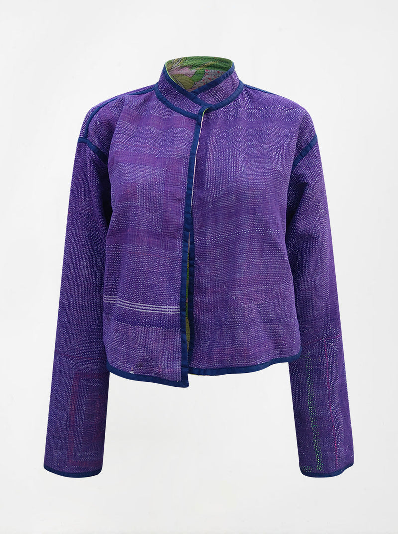 kantha vintage crop jacket rahila (Zinda)