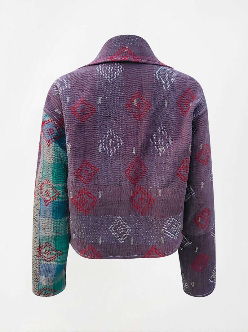 kantha vintage crop jacket rupali (Zinda)