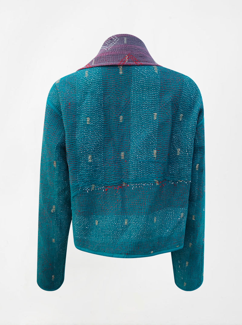 kantha vintage crop jacket rupali (Zinda)