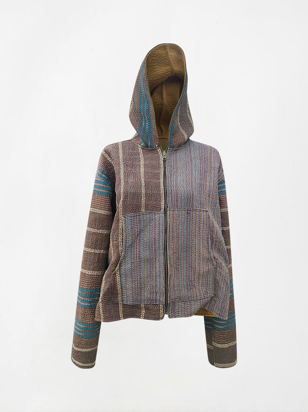 kantha vintage hoodie patala (S) (Zinda)