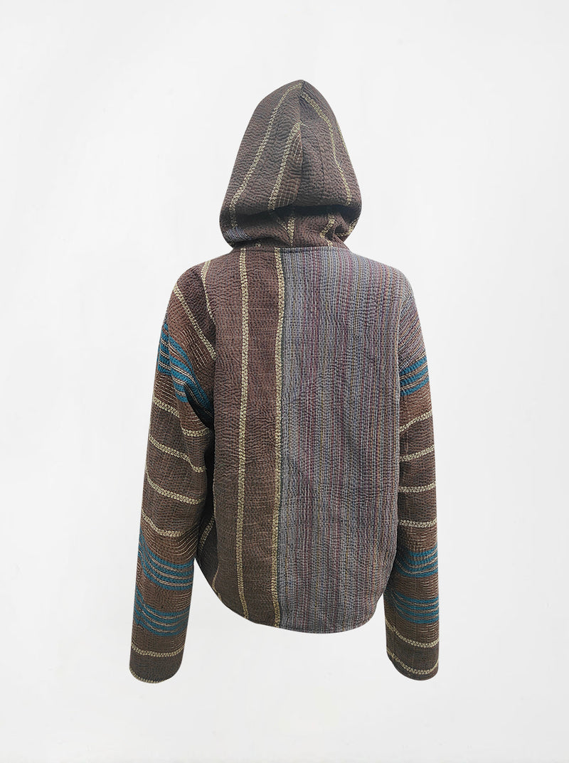 kantha vintage hoodie patala (S) (Zinda)
