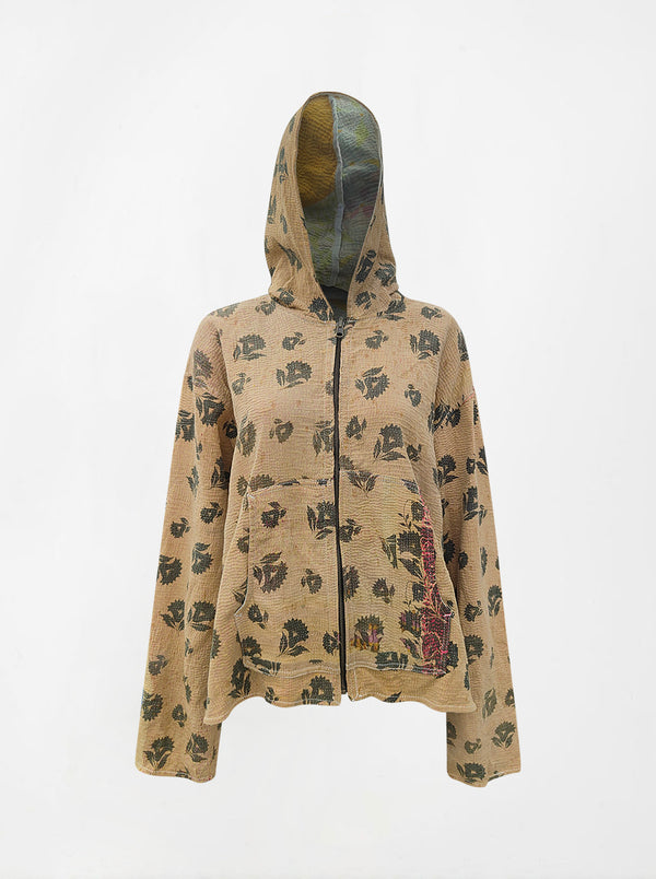 kantha vintage hoodie manas (M) (Zinda)