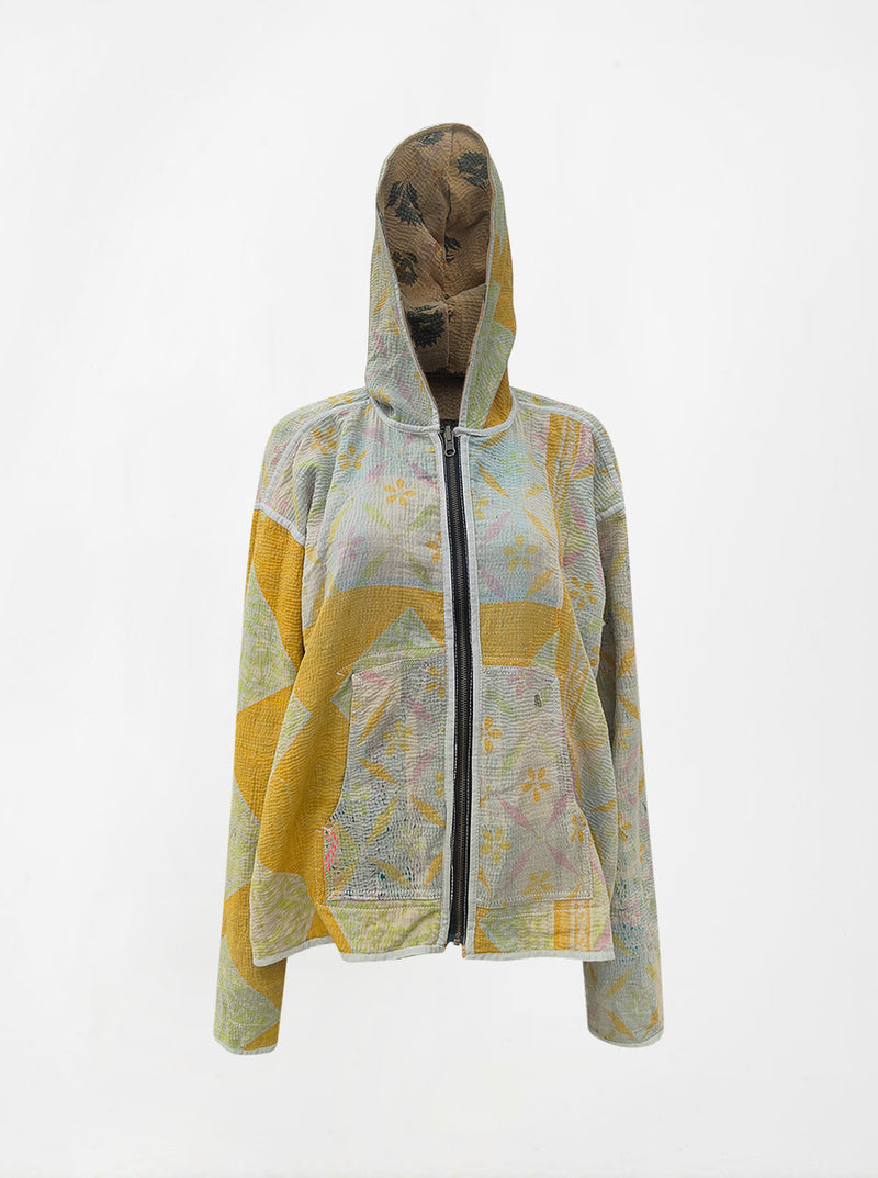 kantha vintage hoodie manas (M) (Zinda)