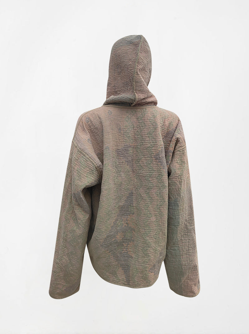 kantha vintage hoodie buddhi (M) (Zinda)