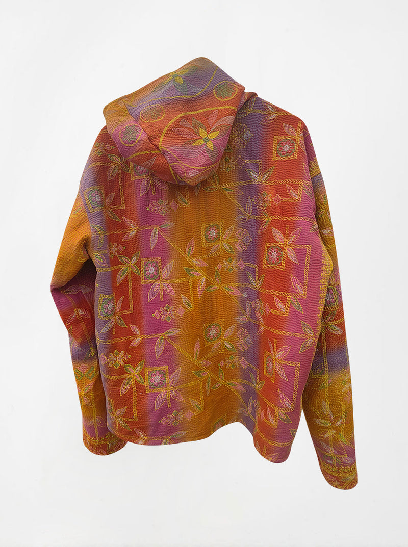 kantha vintage hoodie deva (M) (Zinda)
