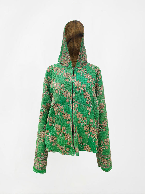 kantha vintage hoodie jaya (L) (Zinda)