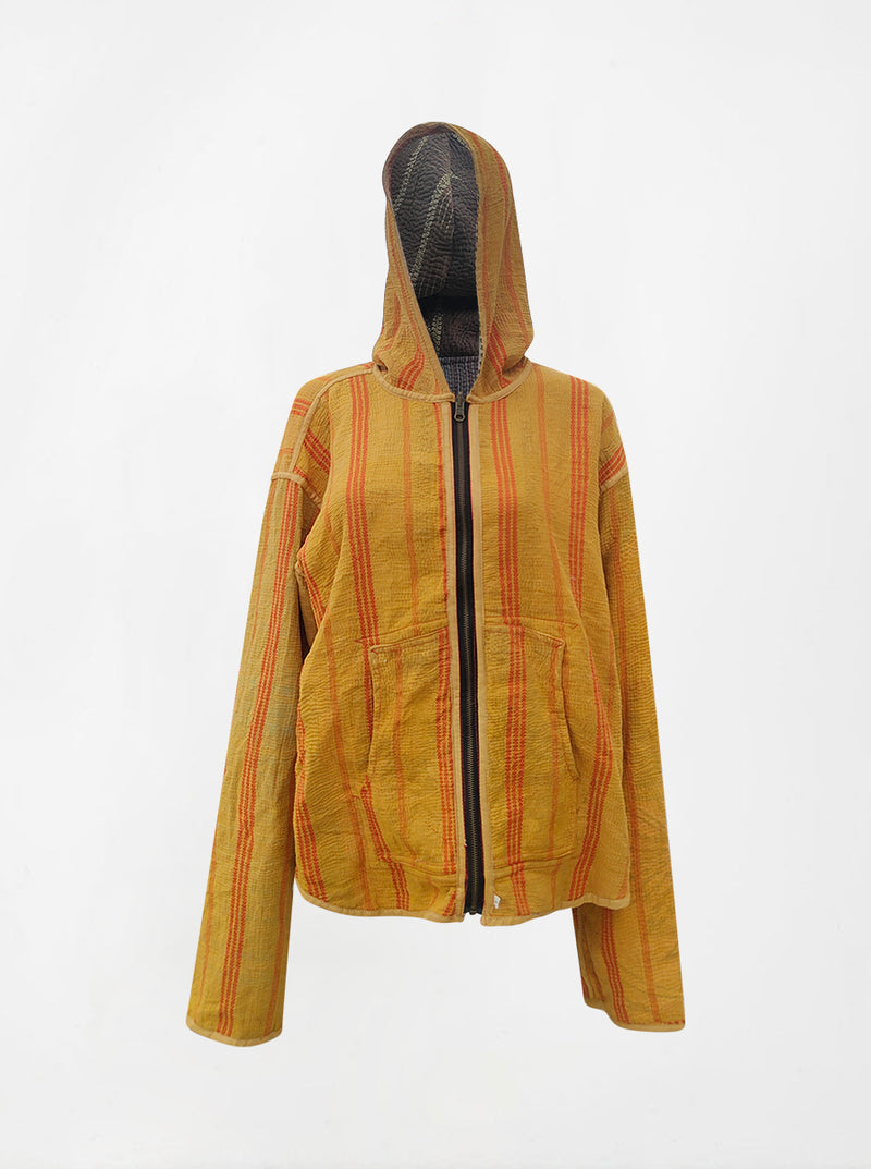 kantha vintage hoodie sadhvi (L) (Zinda)
