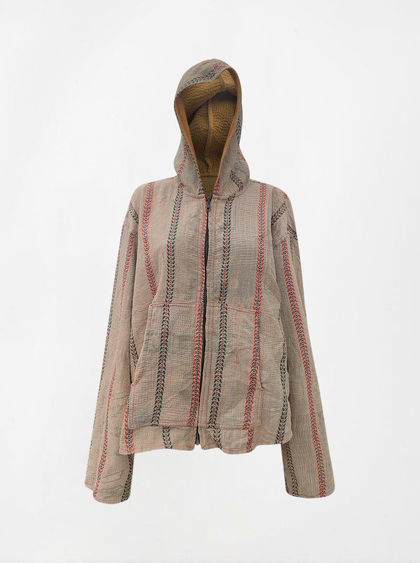 kantha vintage hoodie sadhvi (L) (Zinda)