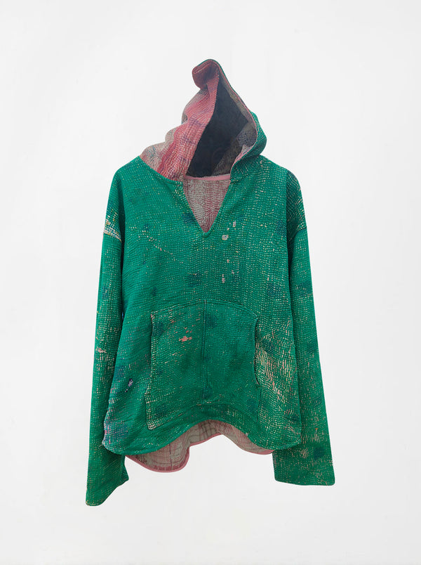 kantha vintage hoodie aparna (XL) (Zinda)
