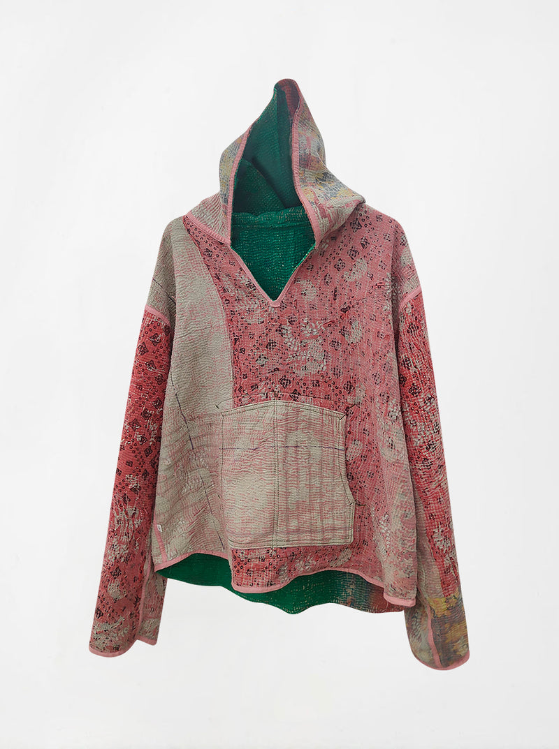 kantha vintage hoodie aparna (XL) (Zinda)