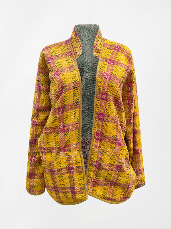 kantha vintage short jacket banaras anika (Zinda)