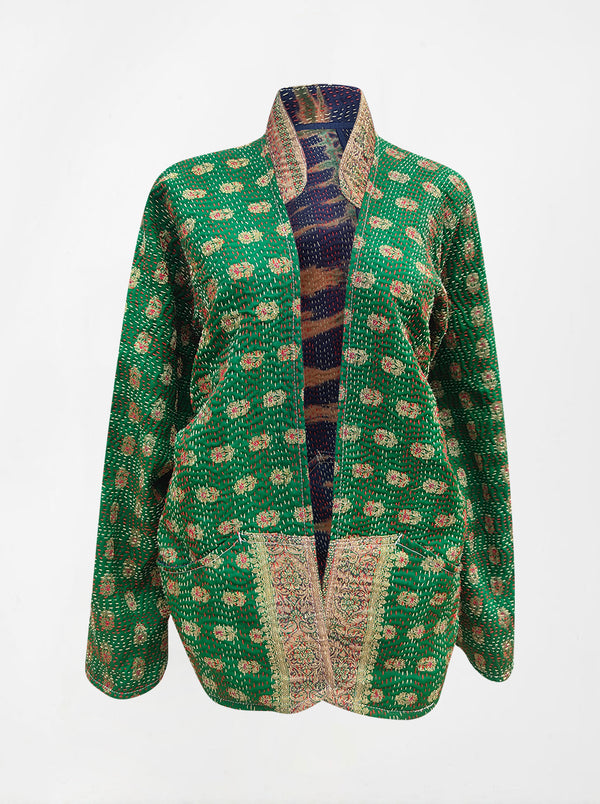 kantha vintage short jacket banaras bhavani (Zinda)