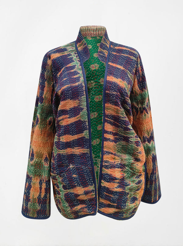 kantha vintage short jacket banaras bhavani (Zinda)