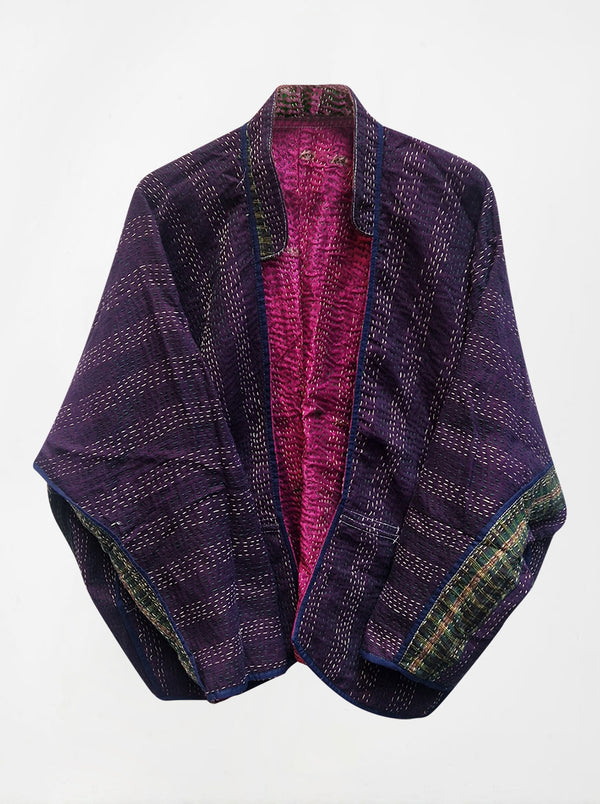 kantha vintage short jacket banaras shobha (boutique)