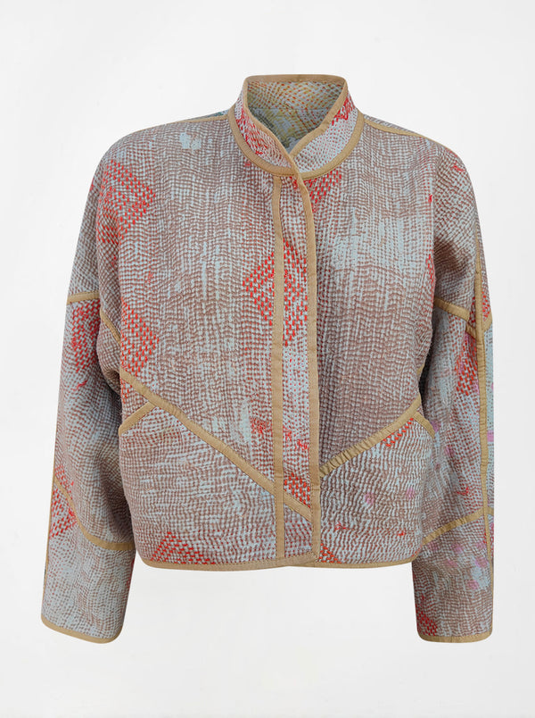 kantha vintage crop jacket laveena (Phool)