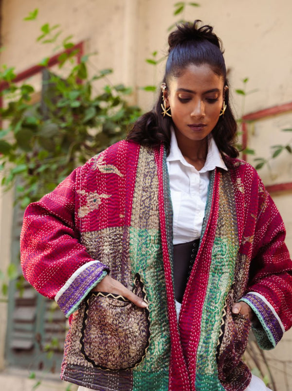 kantha vintage kimono banaras aarya (Zinda)