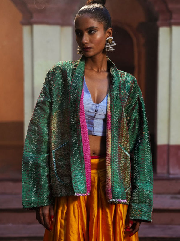 kantha vintage kimono banaras shakti (Zinda)