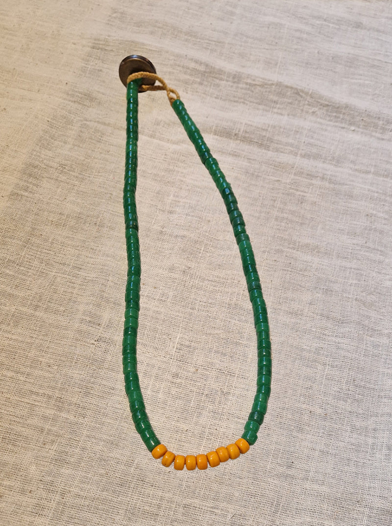 recycled glass bead necklace kala