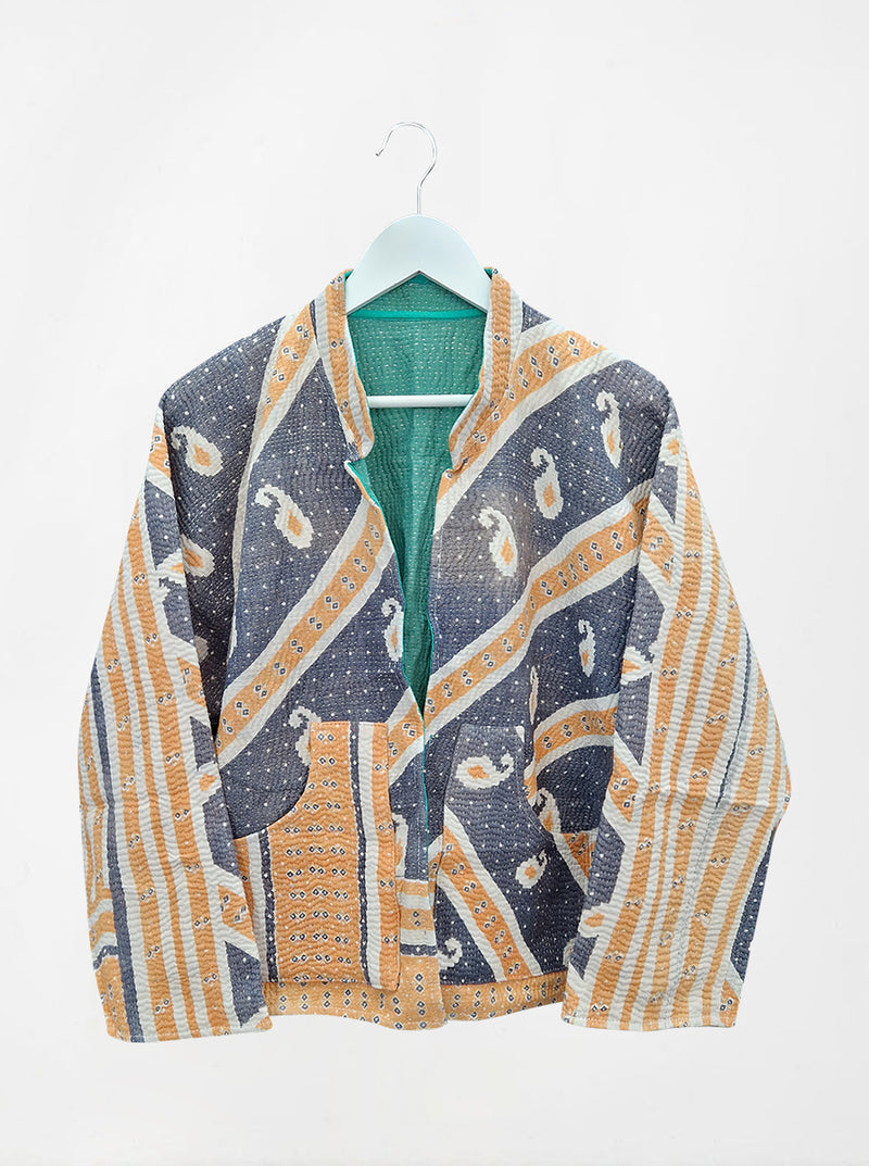 kantha vintage collar jacket romi (holi)
