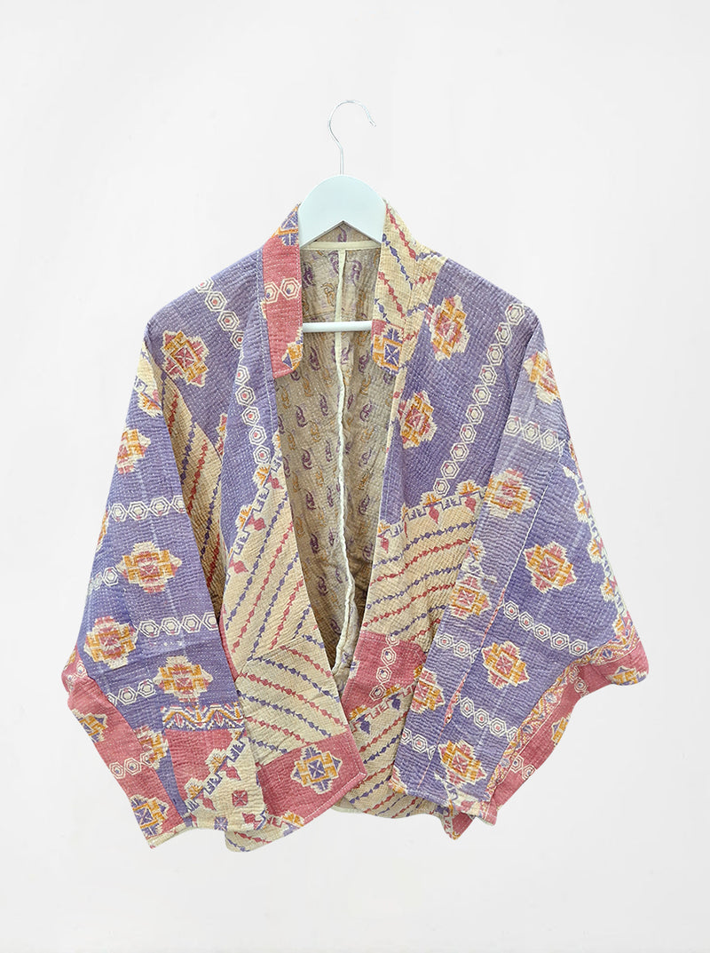 kantha vintage short jacket ruhi (holi)