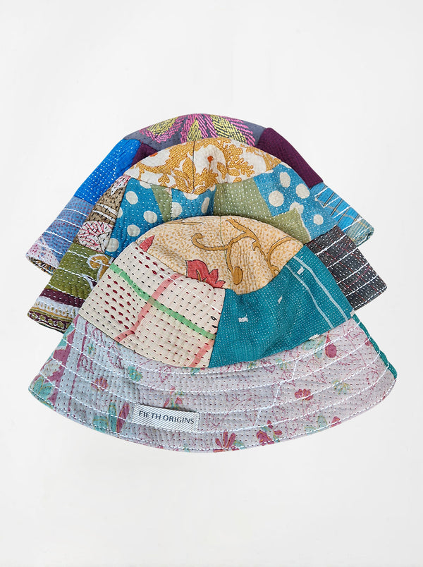 kantha vintage bucket hats surprise me (waste to wonder)