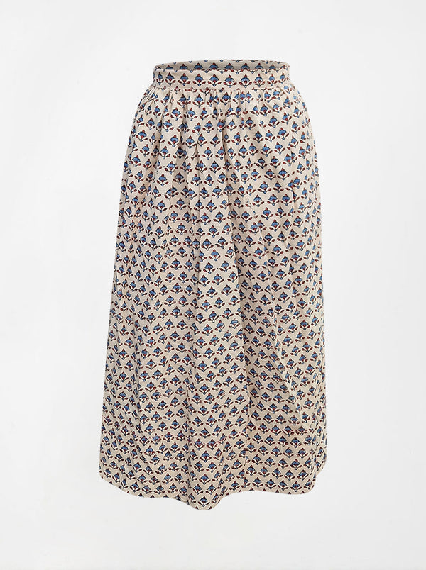 regenerative cotton pleat skirt