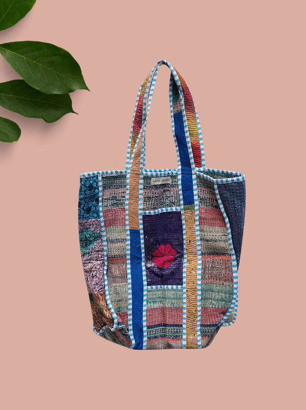 kantha vintage tote