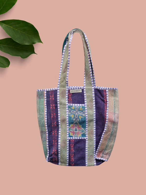 kantha vintage tote