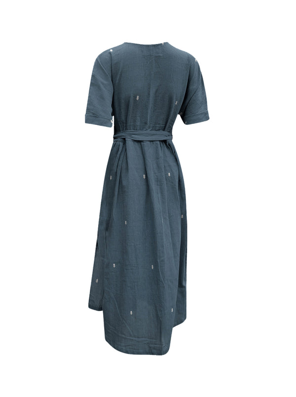 indigenous organic cotton wrap emerald