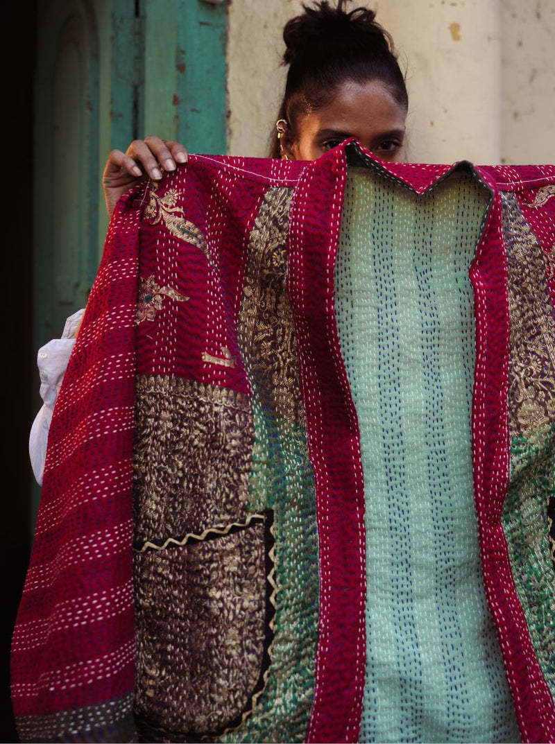 kantha vintage kimono banaras aarya (Zinda)
