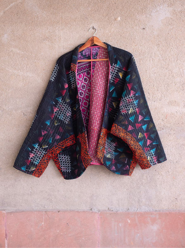 kantha vintage short jacket sunita (anant)