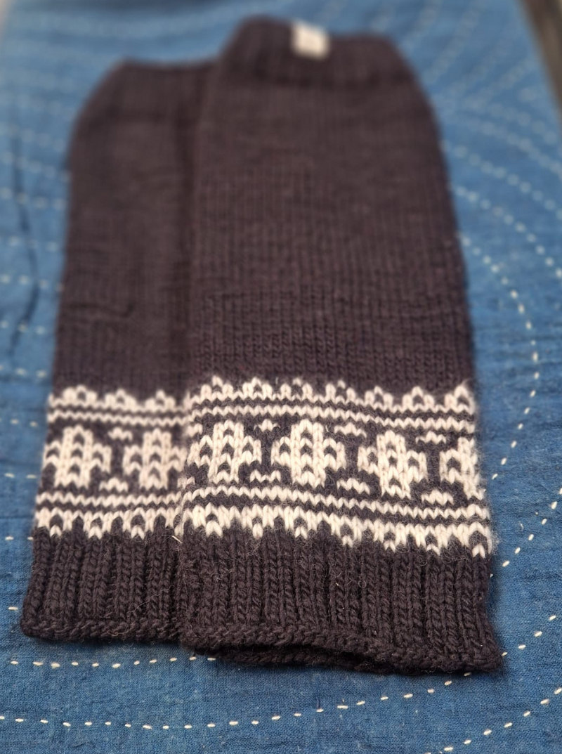 soft wool leg warmers