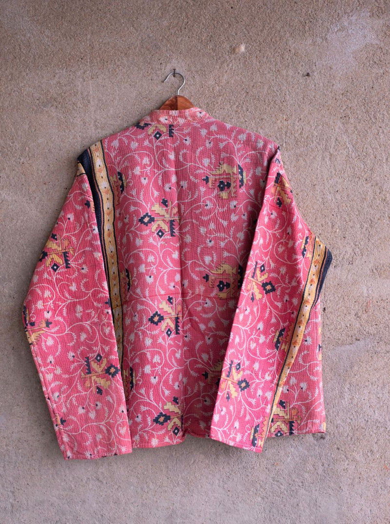 kantha reversible collar vest sita Infinite (anant) collection