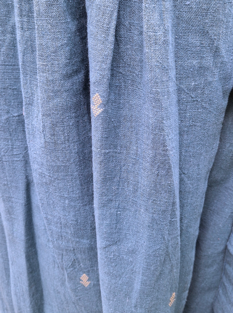 indigenous organic cotton wrap dress