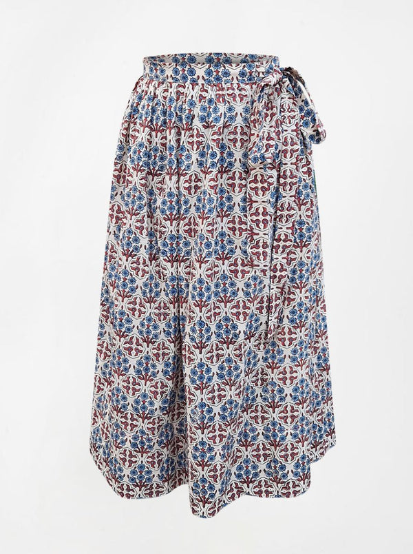 regenerative cotton pleat skirt