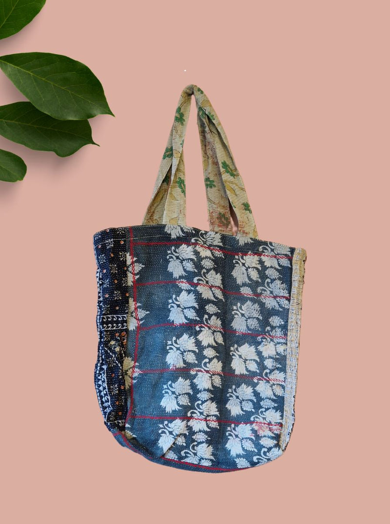 kantha vintage tote