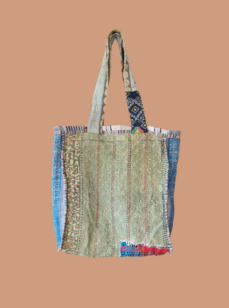 kantha vintage tote