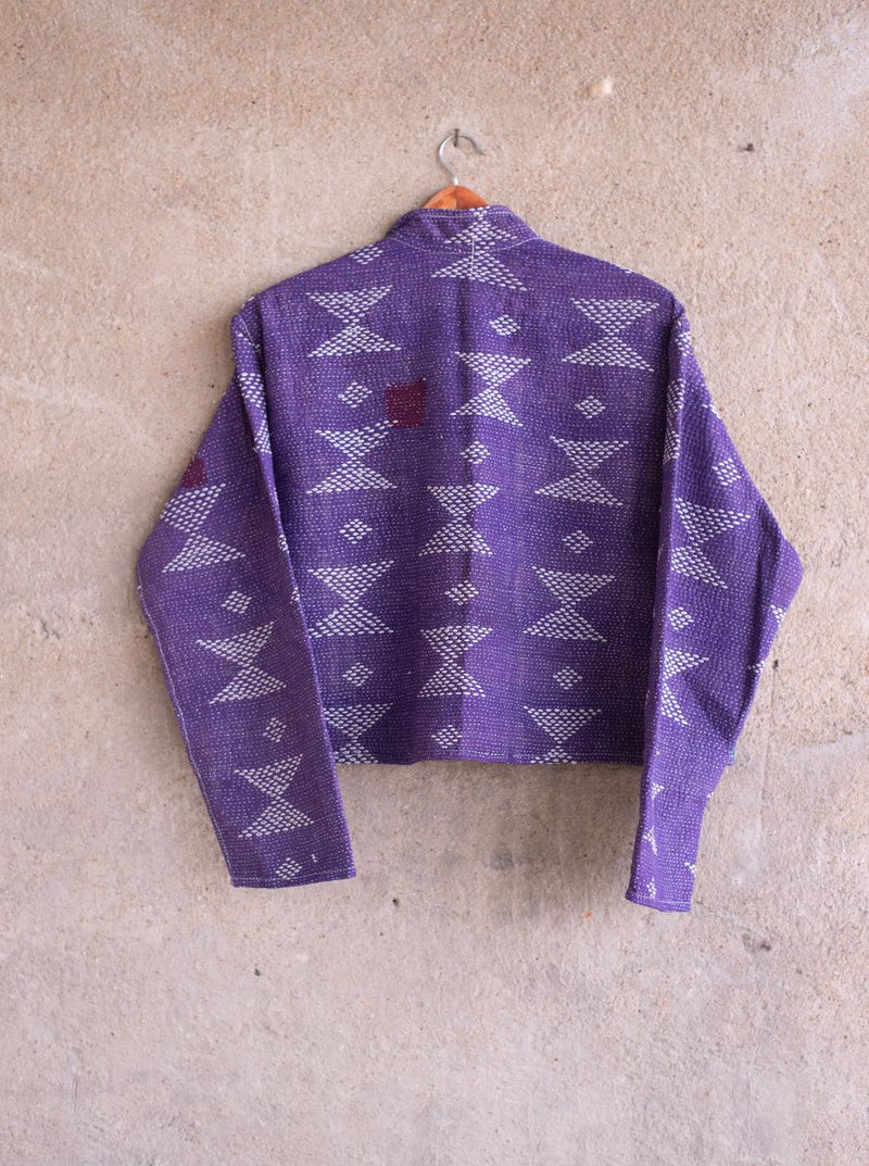 kantha vintage crop jacket rishi (anant)