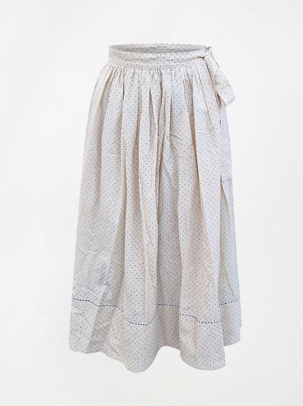 regenerative cotton pleat skirt