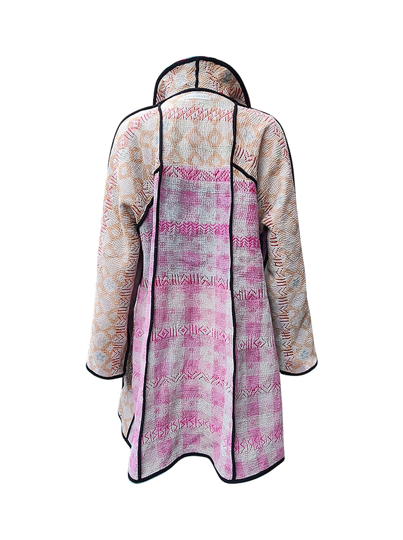kantha vintage dress coat short ayla