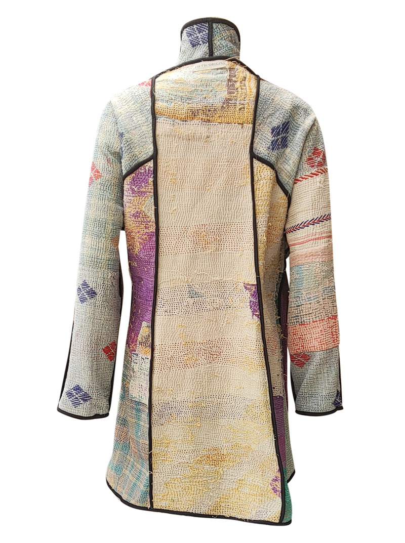 kantha vintage coat short mary