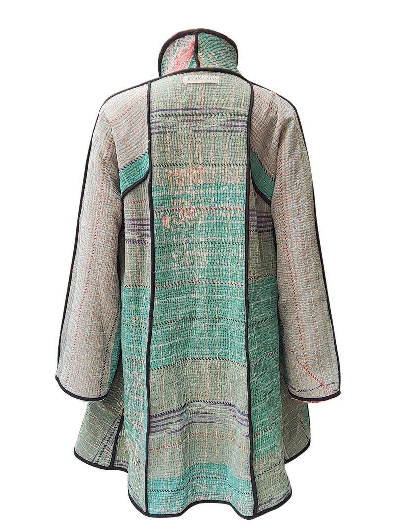 kantha vintage coat short paru
