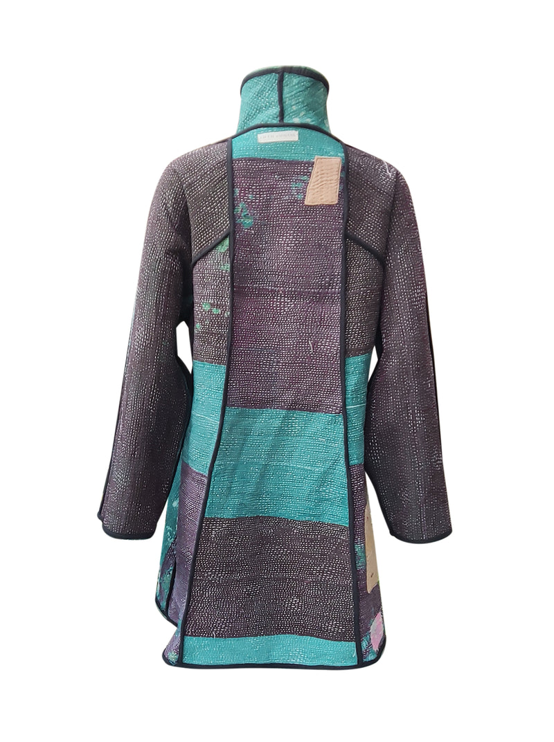 kantha vintage coat short sarla