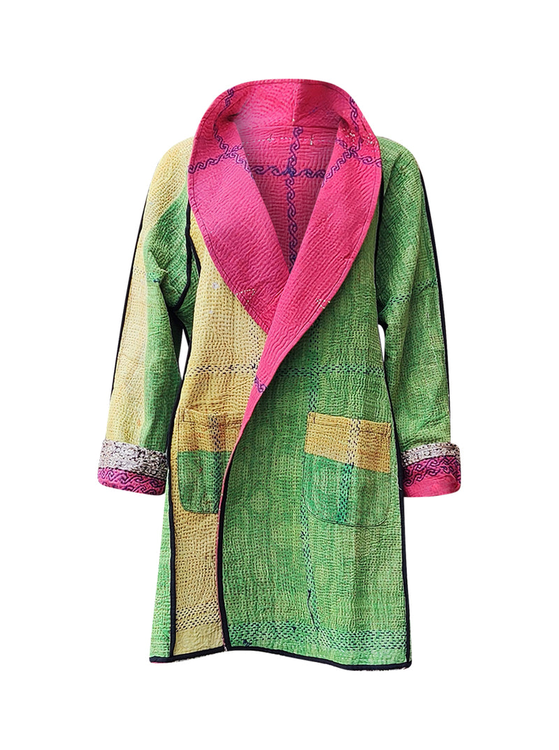 kantha vintage coat short rambha
